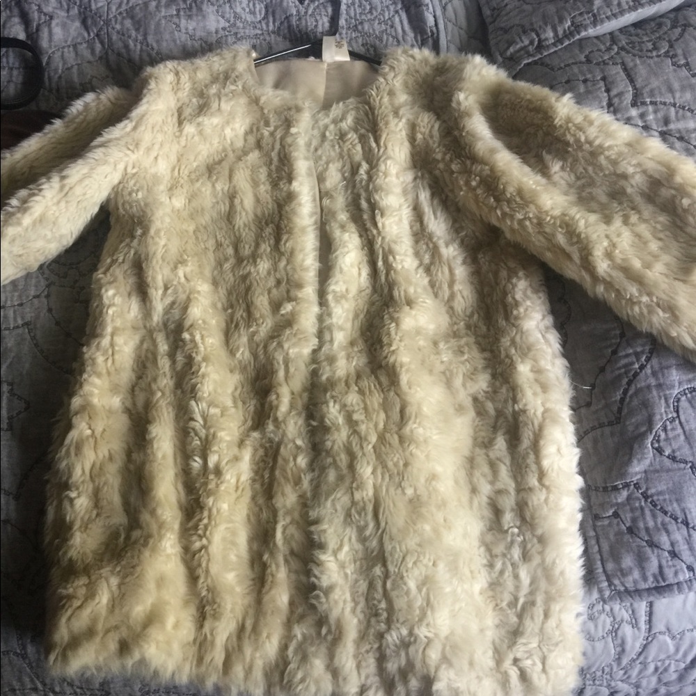 Faux fur jacket